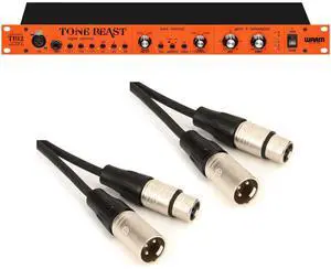 Warm Audio TB12 Tone Beast Microphone Preamplifier, (2) Pro Co XLR EXM-10FT Bundle
