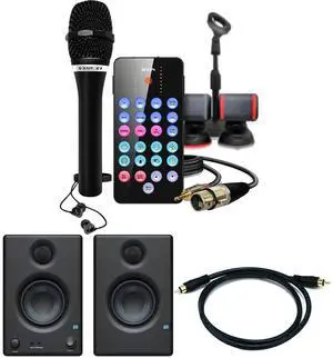 Icon Pro Audio LivePod Plus Bundle, Presonus Eris3.5, RCA Cables Bundle