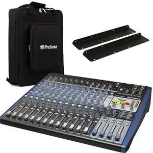 PreSonus StudioLive AR16c USB-C, PreSonus Shoulder Bag, PreSonus AR12 Rack Ear Bundle