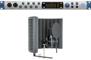 PreSonus Studio 1824  18×18 USB 2.0 Audio Interface and sE Electronics X1 S Studio Bundle  Vocal Recording Package with Reflection Filter