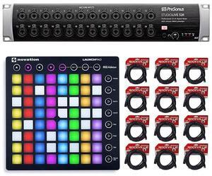 PRESONUS Studiolive 32R Digital Rack Mount Mixer + Launchpad Controller + (12) XLR Cables