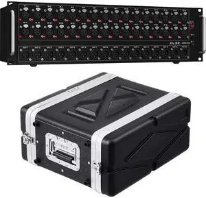 Midas DL32 32-input / 16-output Stage Box  VEVOR 4U Rack Case