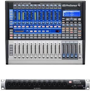 PreSonus StudioLive 16.0.2 USB Performance & Recording Digital Mixer + PreSonus StudioLive 16R  18-Input, 16-Channel Series III Stage Box and Rack Mixer