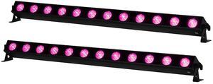 (2) American DJ UBL12H RGBAL+UV Linear Wash Light Bundle