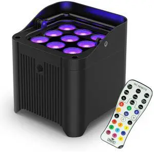 Chauvet DJ Freedom Par H9 IP, Remote Control IRC-6 Bundle