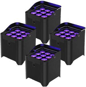 (4) Chauvet DJ Freedom Par H9 IP Bundle