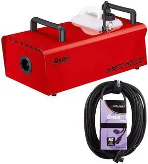 Antari FT-100 Fire Training Fog Machine with DMX Control, Accu Cable AC5PDMX50 Bundle