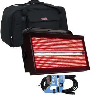 American DJ Jolt Panel FX Wash, Gator-TOTE12, DMX Cable Bundle