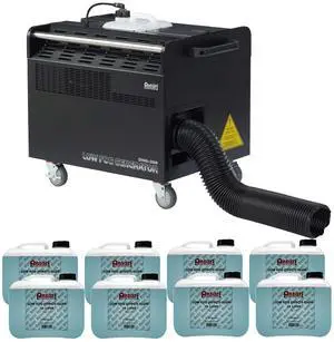 Antari DNG-250 Low-Lying Fog Machine, (8) Antari FLL-10 Fog Fluid Bundle