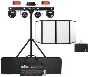 CHAUVET GigBAR Move + ILS, PRORECK DJ Foldable Facade Bundle