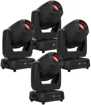 (4) CHAUVET Intimidator Spot 475ZX (Black)