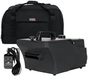 American DJ Entour Chill Low-Lying Fog with Remote, Gator Tote12 Bag Bundle