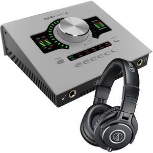 Universal Audio Apollo Twin X DUO Gen 2 Essentials+  Audio Technica ATH-M40X Bundle