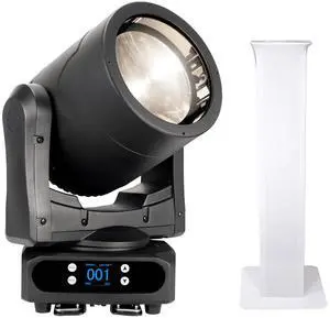 American DJ Par Z Move RGBW  Moving Head LED Wash Light + Rockville RTP32W Totem Moving Head Light Stands