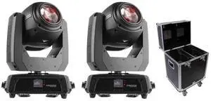 2x CHAUVET DJ Intimidator Beam 140SR + Flight Case