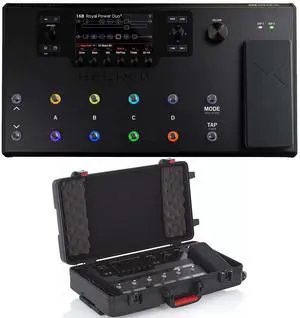 Line 6 Helix LT Guitar Multi-effects Processor, Gator GHELIXFLOOR Line 6 Bundle