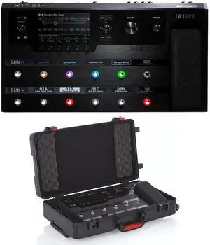 Line 6 Helix Guitar Multi-effects Floor Processor, Gator GHELIXFLOOR Line 6 Bundle