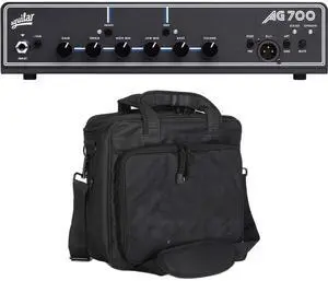 Aguilar AG700V2 700W Bass Amplifier Head, Aguilar Universal Carry Bag Bundle