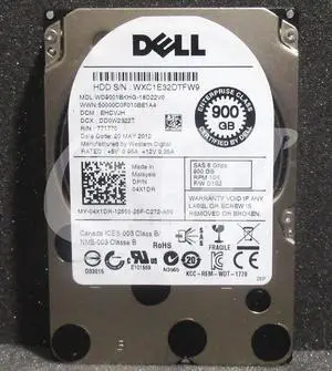 4X1DR WD9001BKHG Dell ENTERPRISE 900GB 10K RPM 6Gbps 2.5" SAS HDD Hard Drive