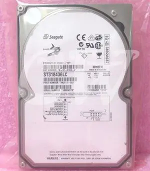 ST318436LC Seagate BARRACUDA  18XL 18.4GB 7.2K U160 SCSI 80P 2MB 3.5" Hard Drive