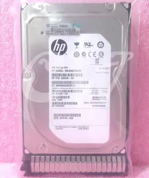 652766-B21 625030-001 653959-001 HP 3TB 7.2K 6G Ml HS SC 3.5" SAS Hard Drive