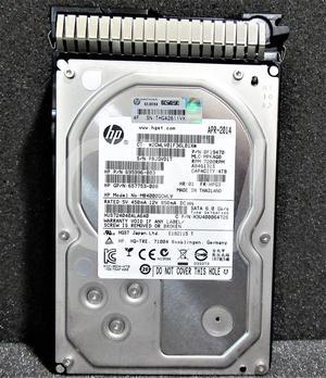 693687-B21 MB4000GCWLV 695996-003 HP 4TB 7.2K6G 64MB 3.5"SATA Hard Drive W/Caddy
