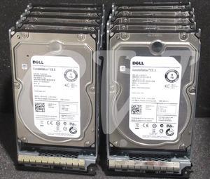 LOT OF 10 - FNW88 ST1000NM0023 Dell 1TB 7.2K RPM 6Gbps 3.5" SAS HDD Hard Drive