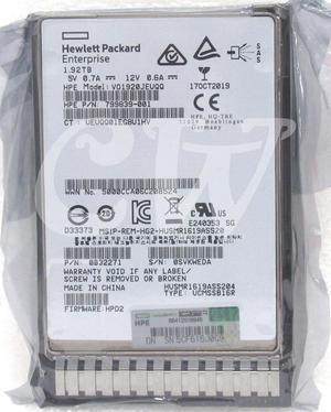 802911-001 799839-001 HPE 1.92TB 12Gbps MLC 2.5in SAS Solid State Drive (SSD)