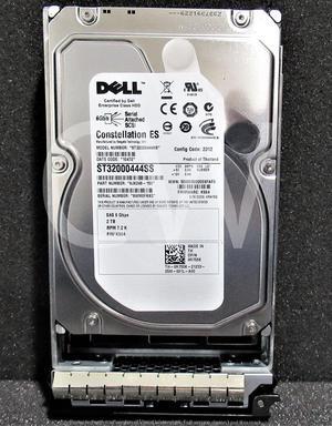 0-HOURS Dell R755K ST32000444SS 2TB 7.2K RPM 6Gb/s 3.5" SAS SERVER Hard Drive