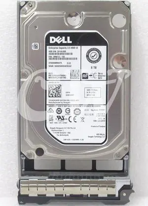 0-HOURS Dell GKWHP ST8000NM0075 8TB 7.2K RPM 12Gb/s 3.5" SAS SERVER Hard Drive