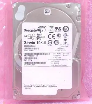 ST300MM0006 Seagate SAVVIO 9WE066-179 10K.6 300GB 10K 6G 64MB 2.5"SAS Hard Drive