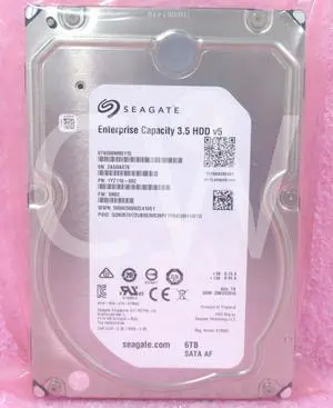 ST6000NM0115 Seagate ENTERPRISE 1YZ110-002 6TB 7.2K RPM 6Gbps 3.5" SATA HDD Hard Drive V5
