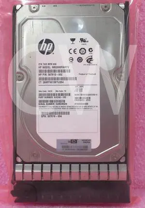 507616-B21 507613-002 HP 2TB 7200RPM 6Gbps Hot Swap 3.5" SAS HDD Hard Drive