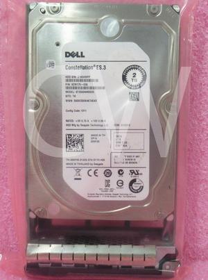 55FX5 ST2000NM0033 DELL 2TB 7.2K RPM 6Gb/s LFF 3.5" SATA HDD HARD DRIVE W/R Tray