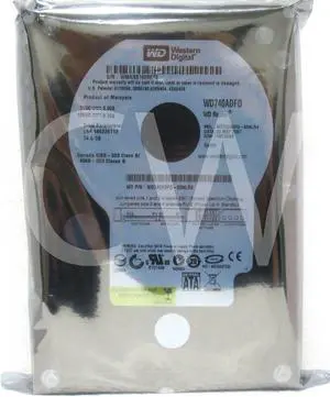 WD740ADFD Western Digital RAPTOR 74GB 10K RPM 1.5Gb/s 3.5" SATA HDD Hard Drive