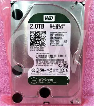 WD20EZRX Western Digital 2TB 5400RPM 6Gbps 3.5" SATA HDD Hard Drive (WD20EZRX)
