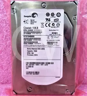 XT763 0XT763 ST373455SS Dell 73GB 15K RPM 3Gb/s 3.5" SAS SERVER HDD Hard Drive
