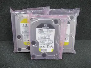 WD1003FBYZ (LOT OF 3PC) 1TB 7.2K SATA 3.5" 6Gbps Hard Drive