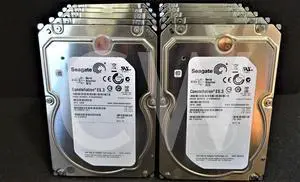 LOT OF 10-Seagate ST4000NM0023 4TB 7.2K RPM 6Gb/s 3.5" SAS Hard Drive
