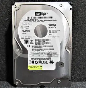 WD3200JS Western Digital 320GB 7.2K RPM 3Gb/s 3.5" SATA Hard Drive (WD3200JS)