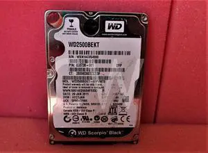 WD2500BEKT Western Digital 250GB 7200RPM 3Gbps 2.5" SATA LAPTOP Hard Drive