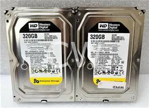 (AS IS) LOT OF 4 Western Digital WD3202ABYS 320GB 7.2K 3G 3.5" SATA Hard Drive
