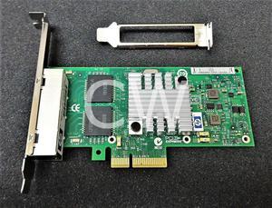 593722-B21 HP NC365T Quad Port Gigabit Ethernet PCI-E 2.0 x4 Network Adapter