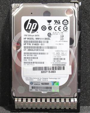 655710-B21 656108-001 HP 1TB 7200RPM 6Gbps MDL 2.5" SATA Hard Drive