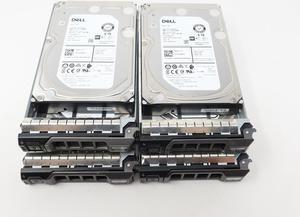Lot of 4 0M40TH Dell 8TB 7.2K RPM 12Gb/s 3.5" SAS HDD Hard Drive ST8000NM0185