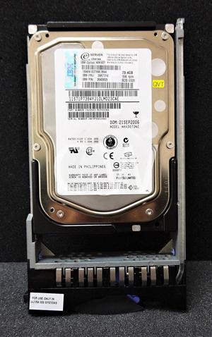 40K1027 39R7316 26K5825  MAX3073NC IBM 73GB 15K U320 8MB SCSI 3.5" HS Hard Drive