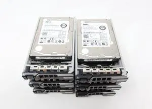 LOT OF 10 990FD Dell 600GB 2.5" SAS 6Gb 15K Hard Drive HDEAE00DAA51 Refurbished