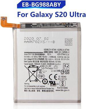 Replacement Battery for Samsung Galaxy S20 Ultra 5G Battery, G988 SM-G988, EB-BG988ABY