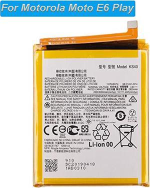 Replacement Battery for Motorola Moto E6 Play Battery, XT2029, KS40