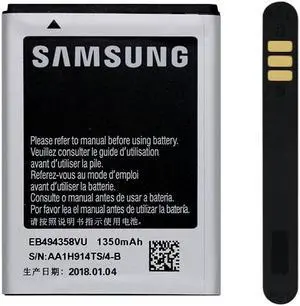 Samsung Galaxy Ace S5830 S5660 S7250D S5670 i569 Replacement Battery, EB494358VU, 1350mAh